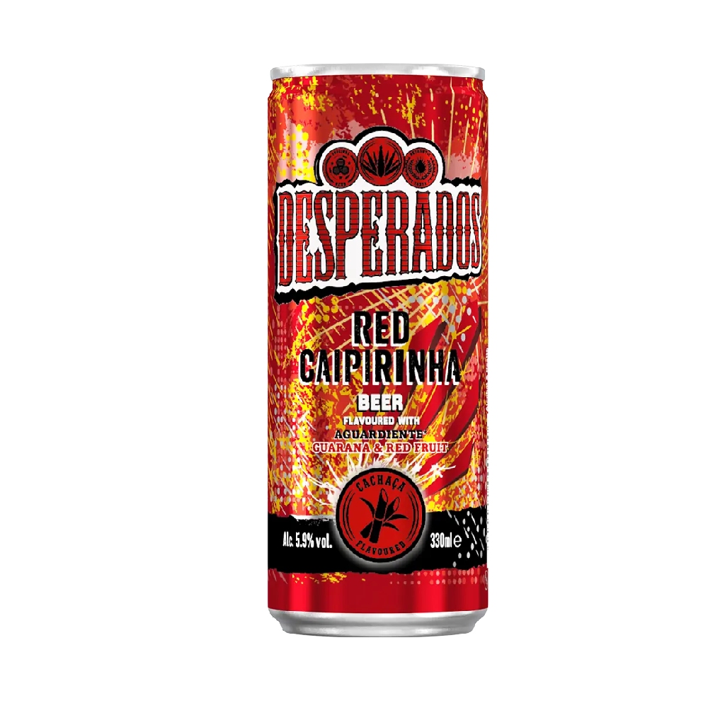 Desperados Red Caipirinha Guarana & Red Fruit 330ml