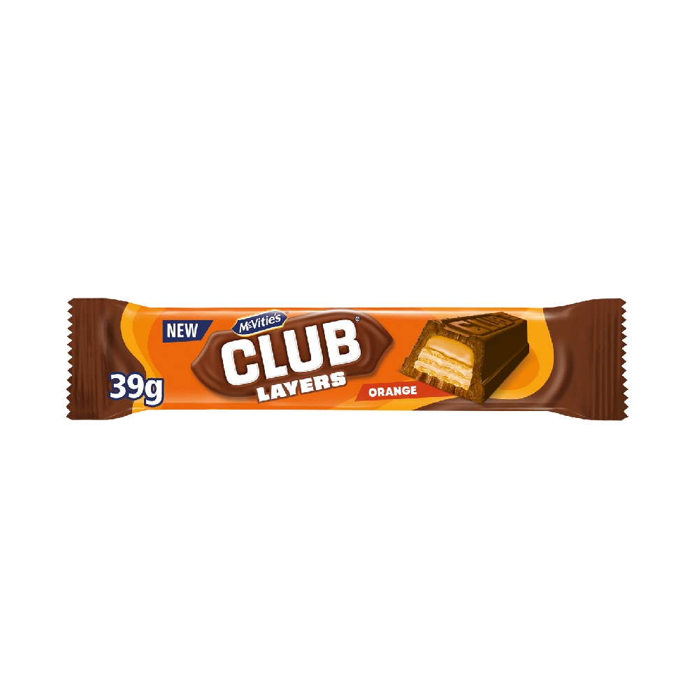 McVitie's Club Layers Orange 39g