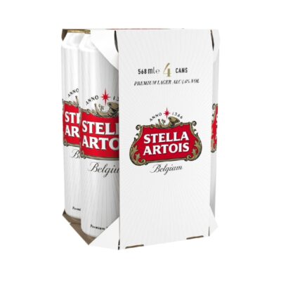 Stella Artois 4 x 568ml PMP